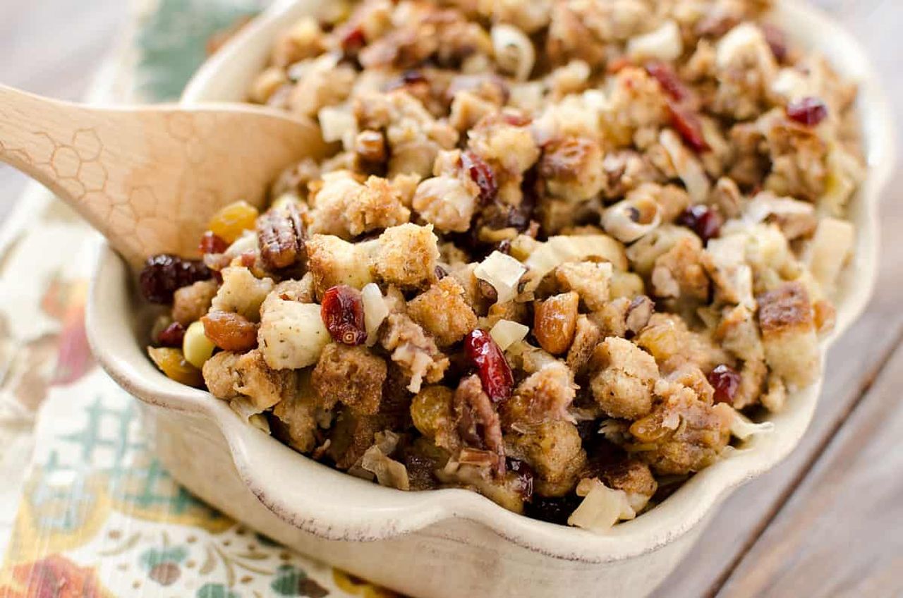 Crock Pot Cranberry Stuffing