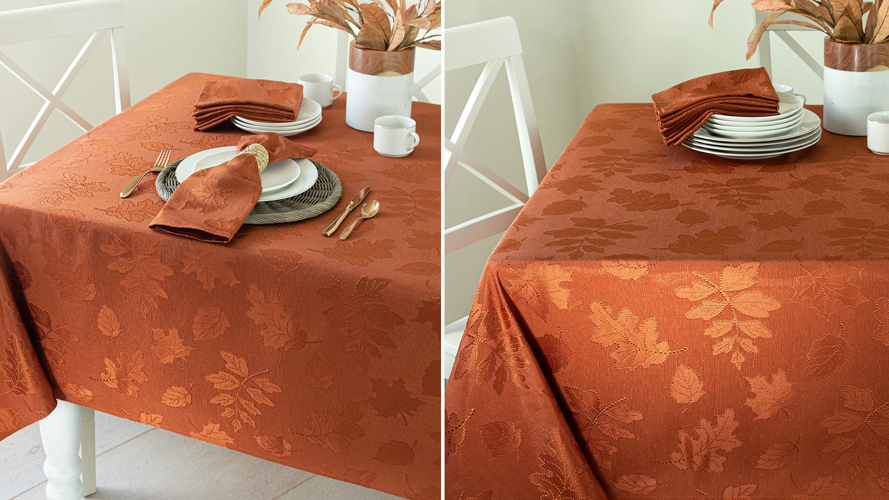 Damask Fabric Table Cloth 