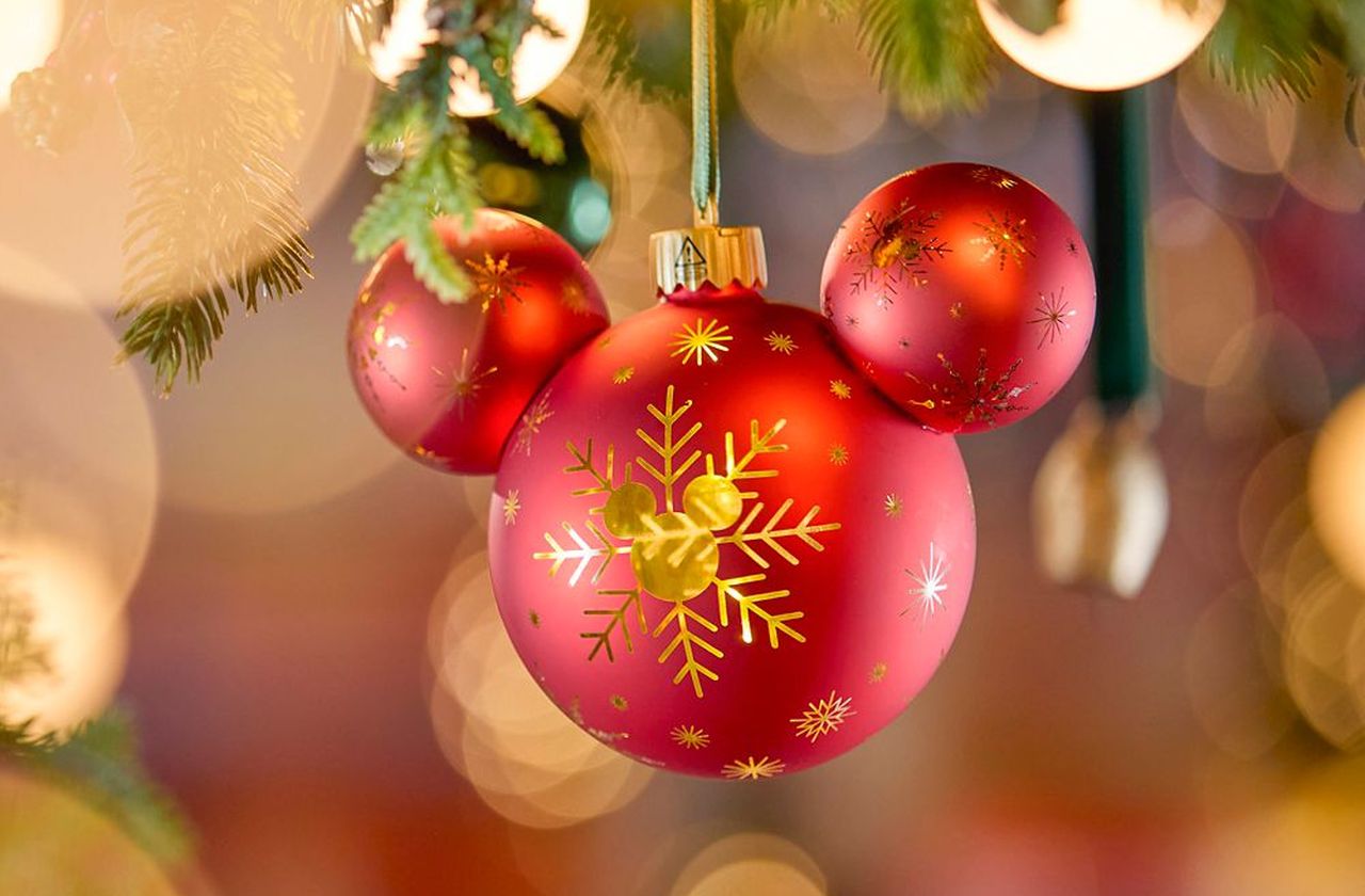 Disney Store’s Mickey Mouse Family Collection - Mickey Mouse Icon Light-Up Holiday Ornament