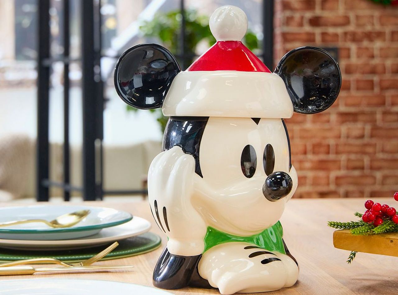 Disney Store’s Mickey Mouse Family Collection - Santa Mickey Mouse Cookie Jar