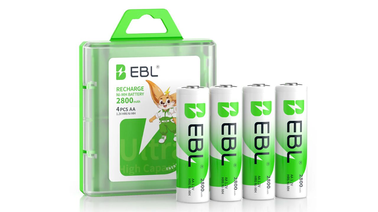 EBL AA Ni-MH Rechargeable Batteries 2800mAh - black friday deals