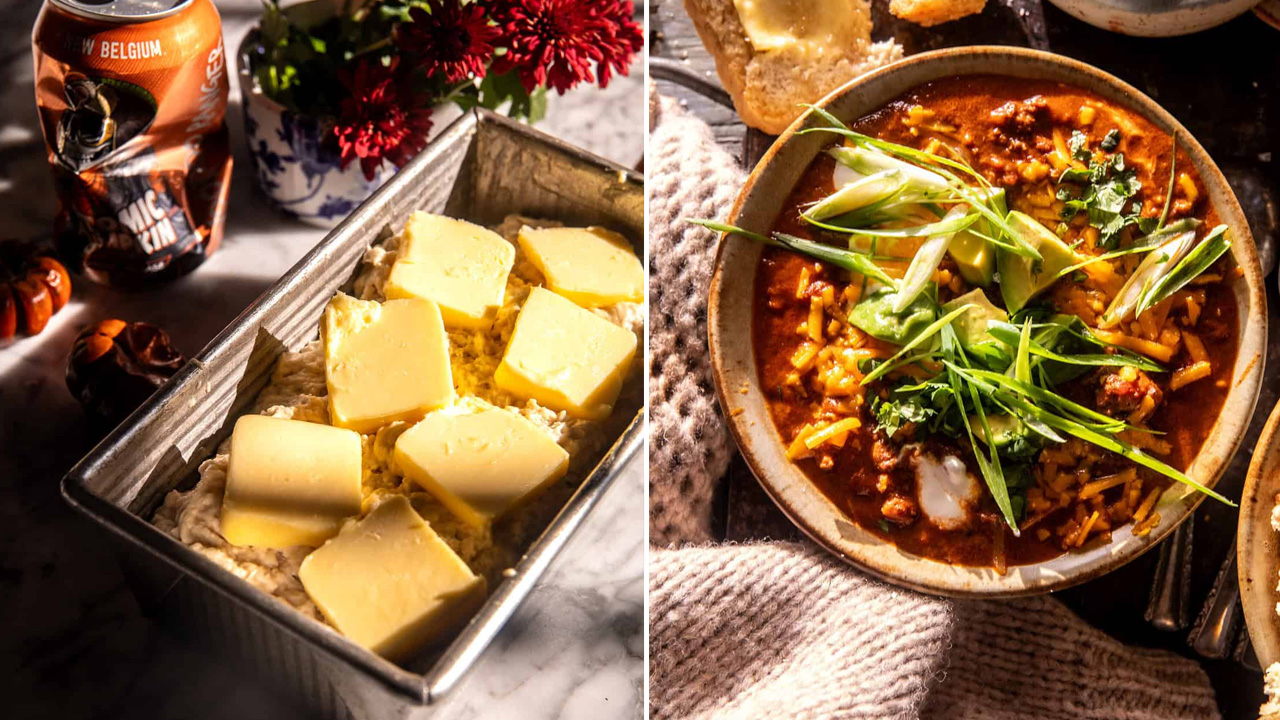 Extra cheesy and spicy beef soup will tickle your taste buds