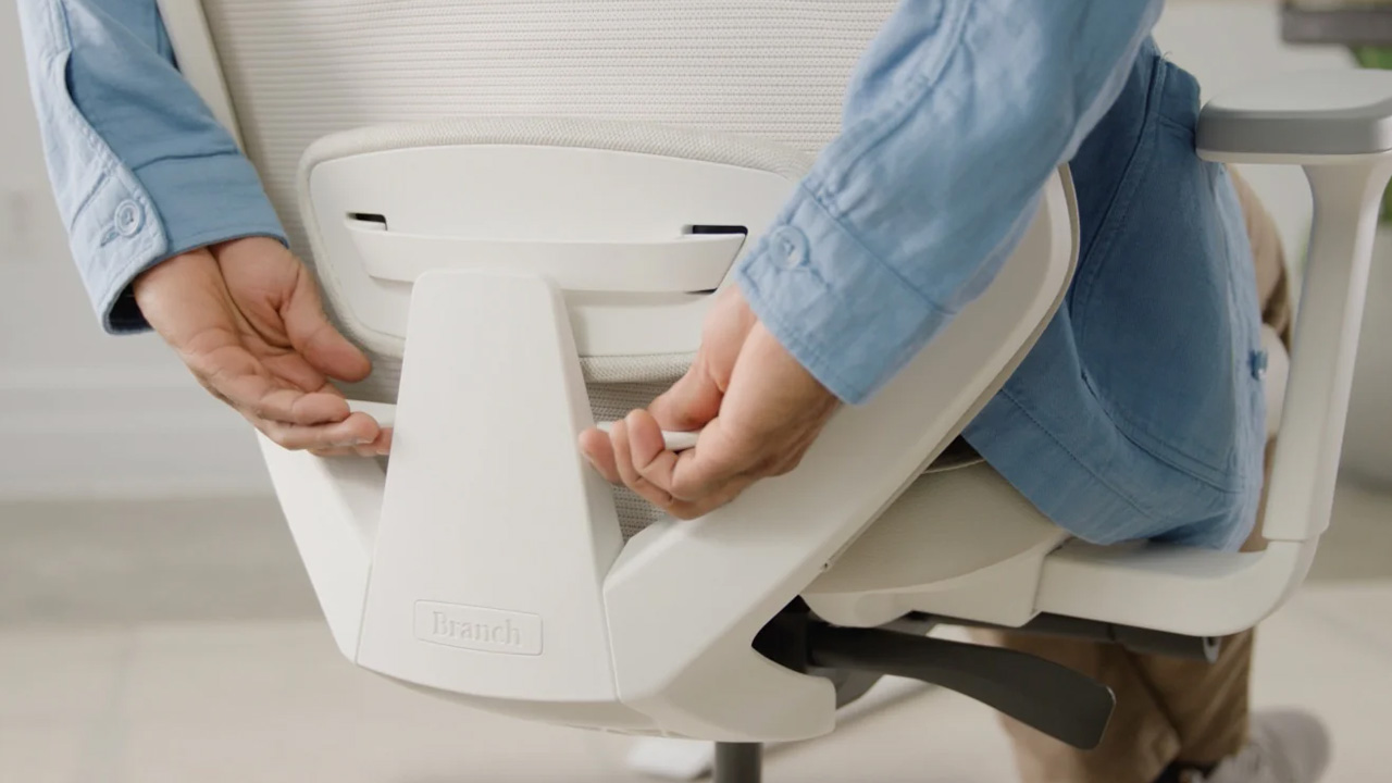 The Ergonomic Chair pro has adjustable lumbar support.