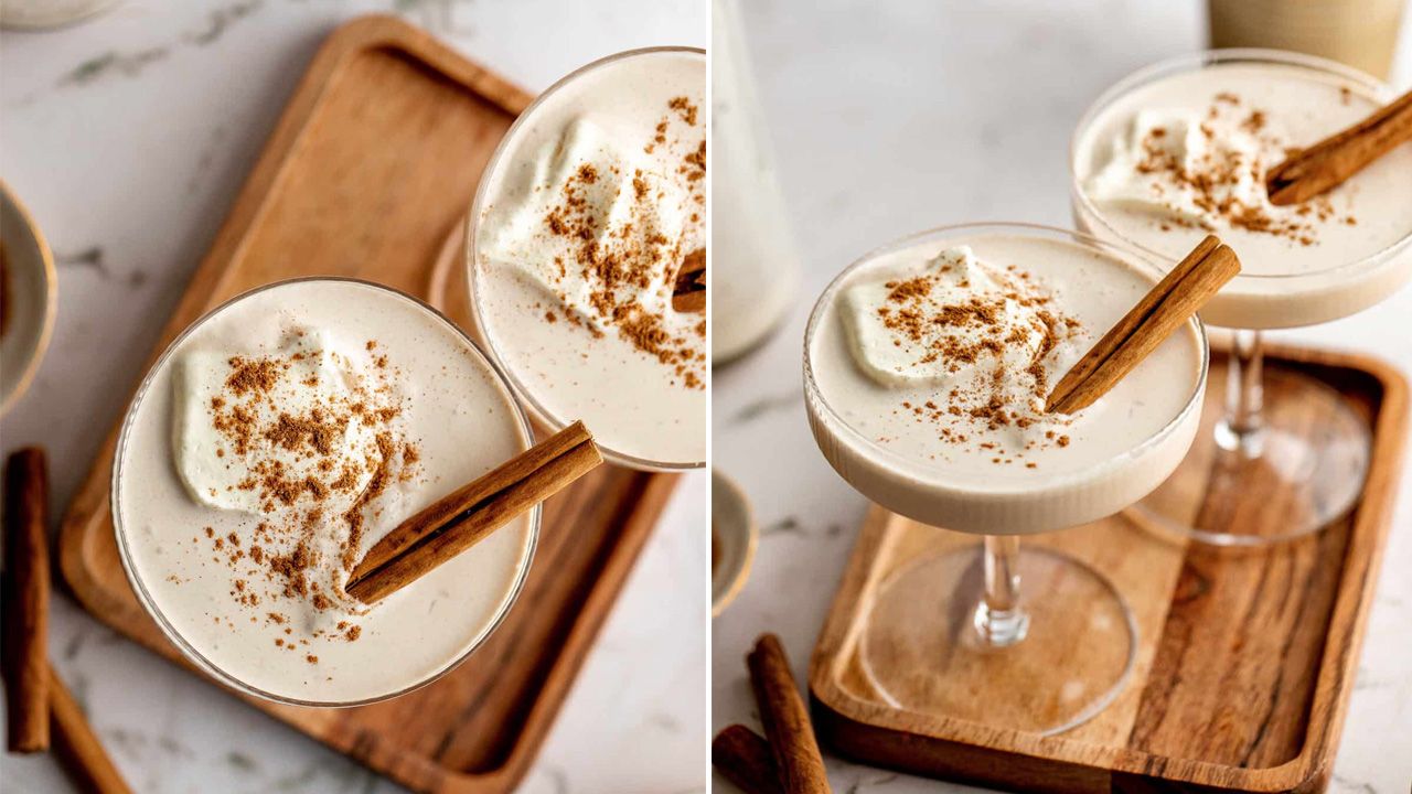 Festive Thanksgiving Cocktails - Pumpkin Spice White Russian