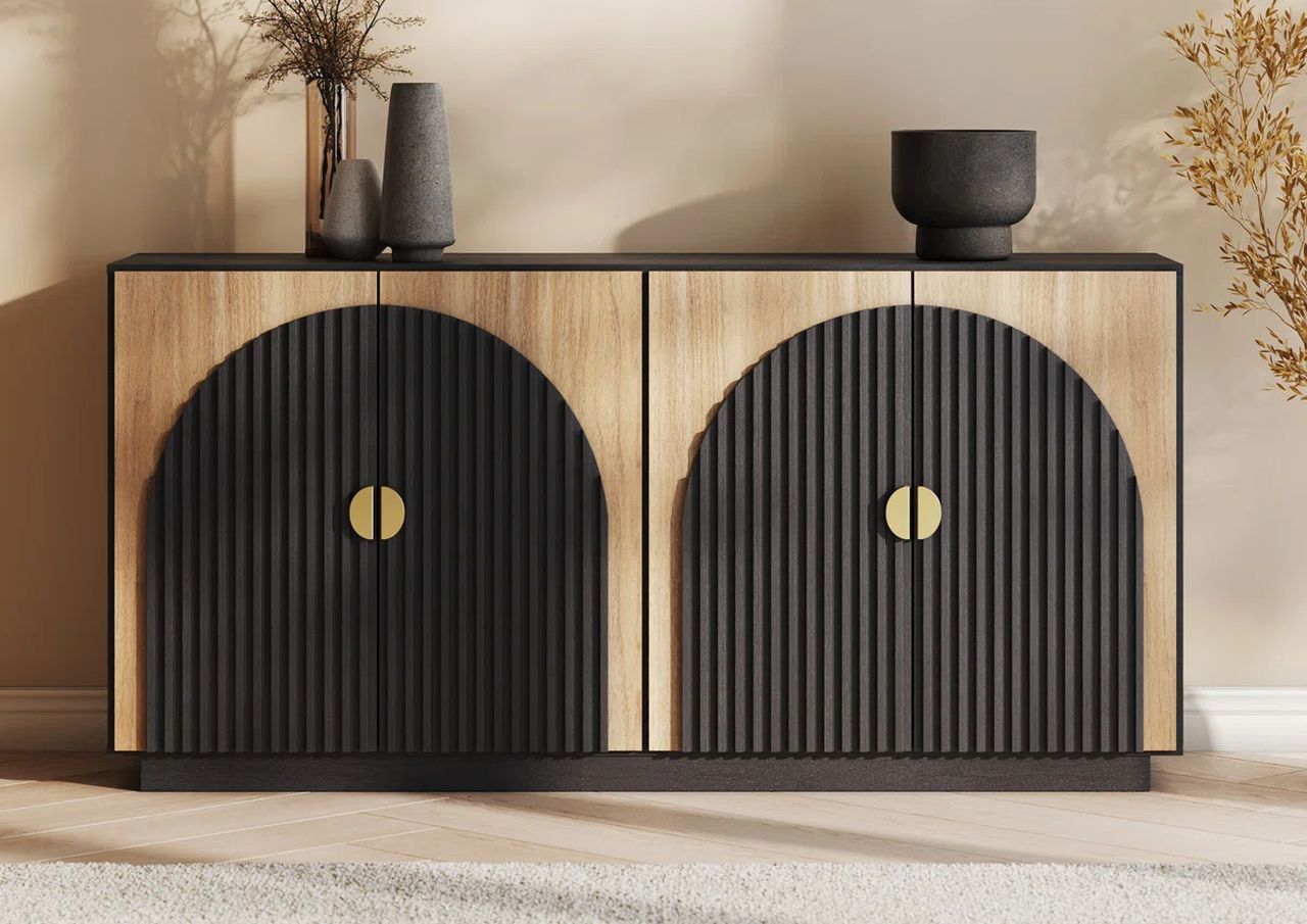 Fluted Buffet Cabinet