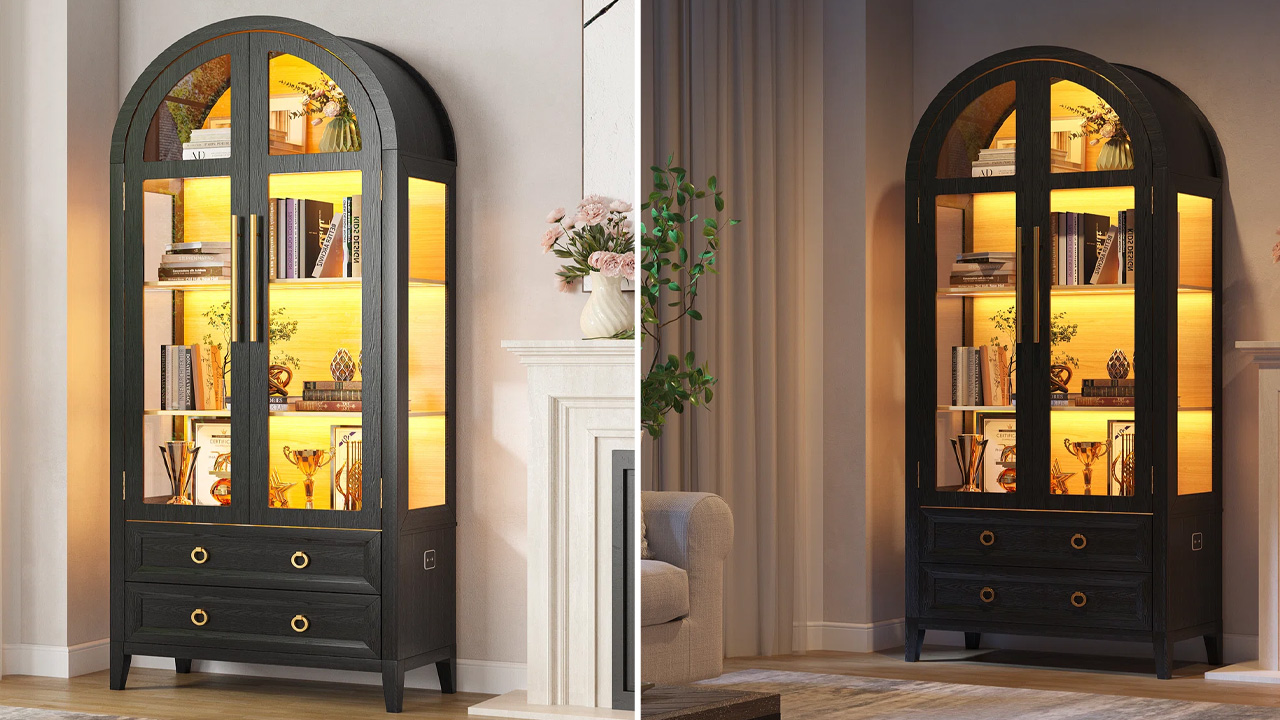 Freestanding Arch Display Cabinet