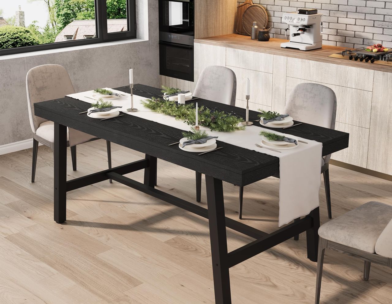 GarveeHome Industrial Dining Table