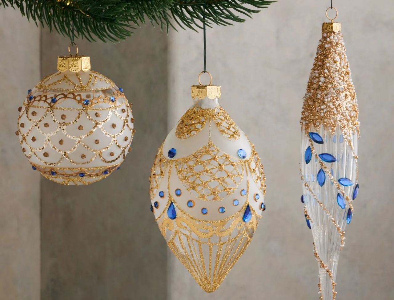 Gilded Glory Ornament Collection