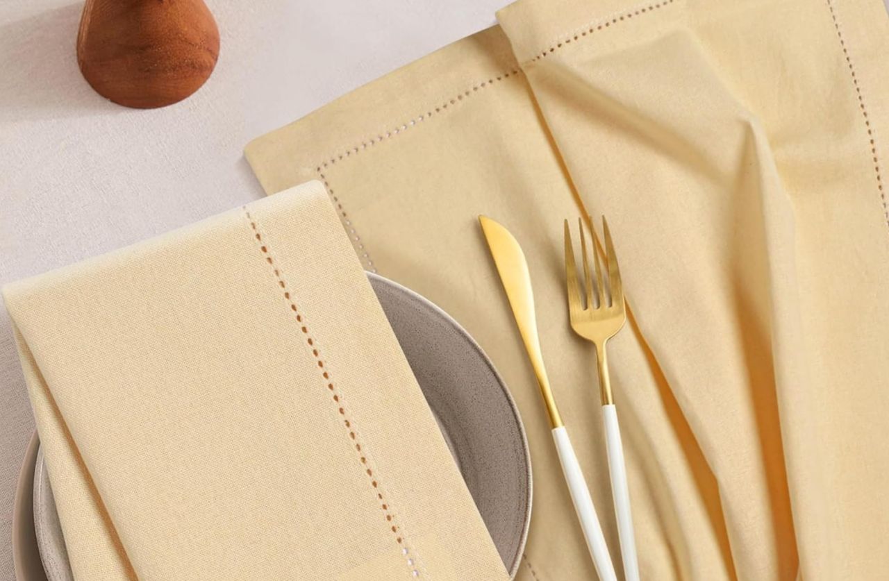 Homidate Cotton Dinner Cloth Napkins Set
