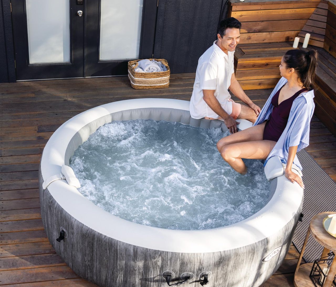 Intex PureSpa Plus 28441EP 6-Person Inflatable Hot Tub