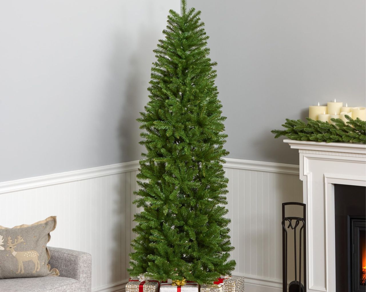 Kingswood Fir Slim Artificial Christmas Tree