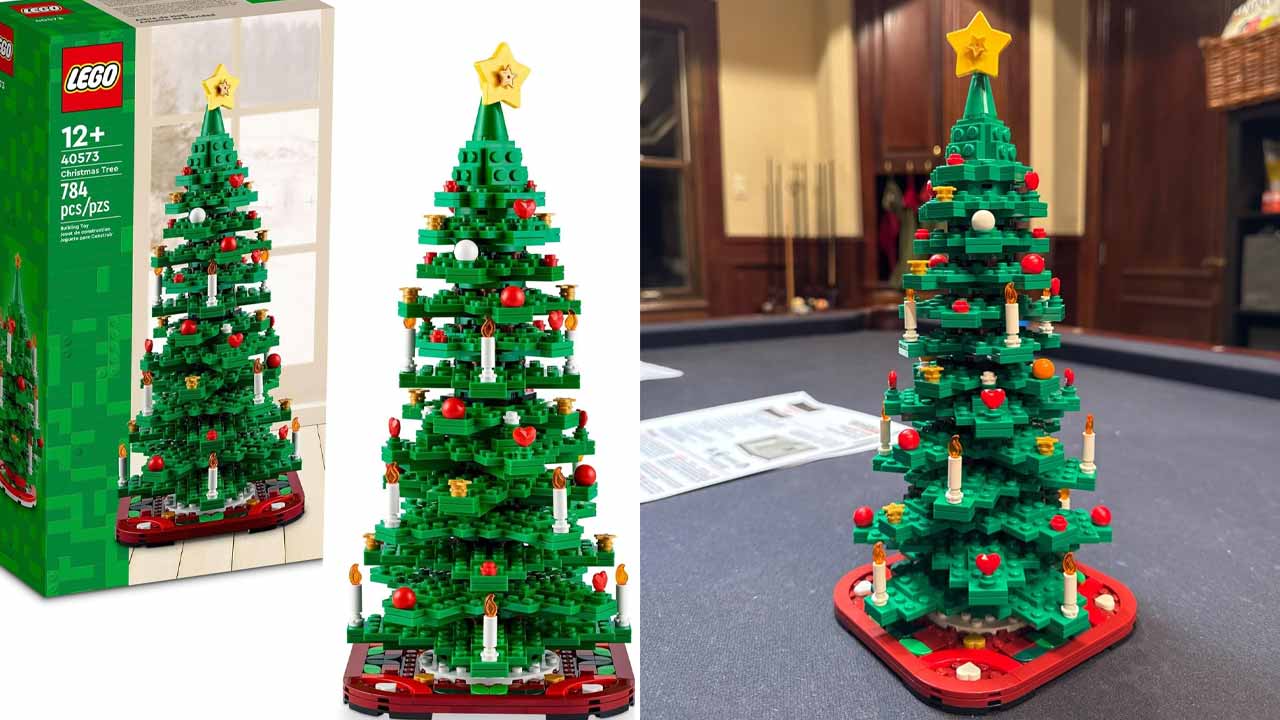 LEGO Christmas Tree packaging