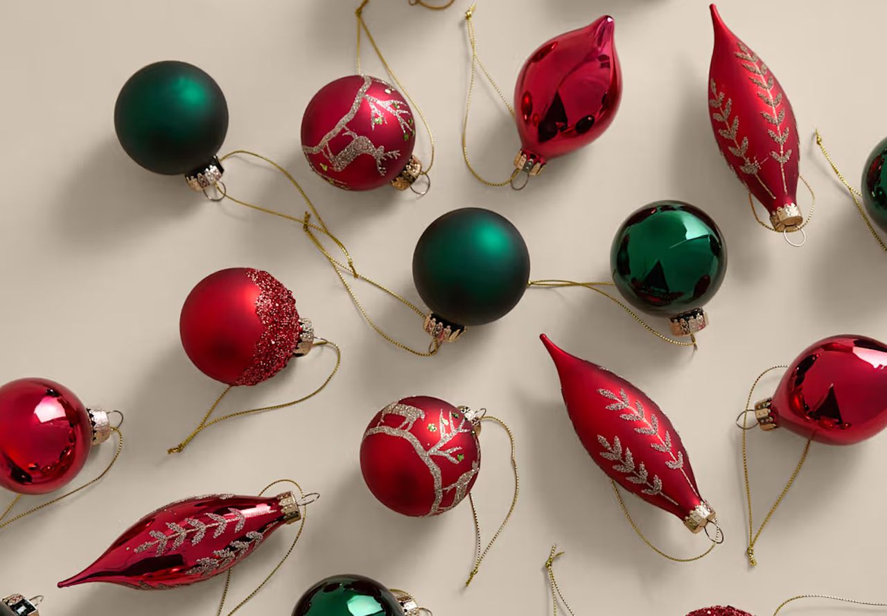 Marks & Spencer Christmas Collection - Decorative Glass Baubles