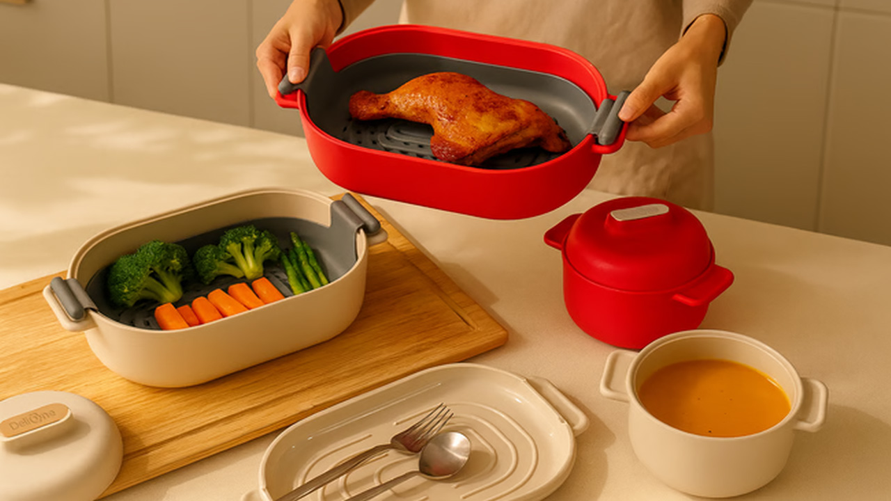 You can prepare bigger meal for two people in the large cooker