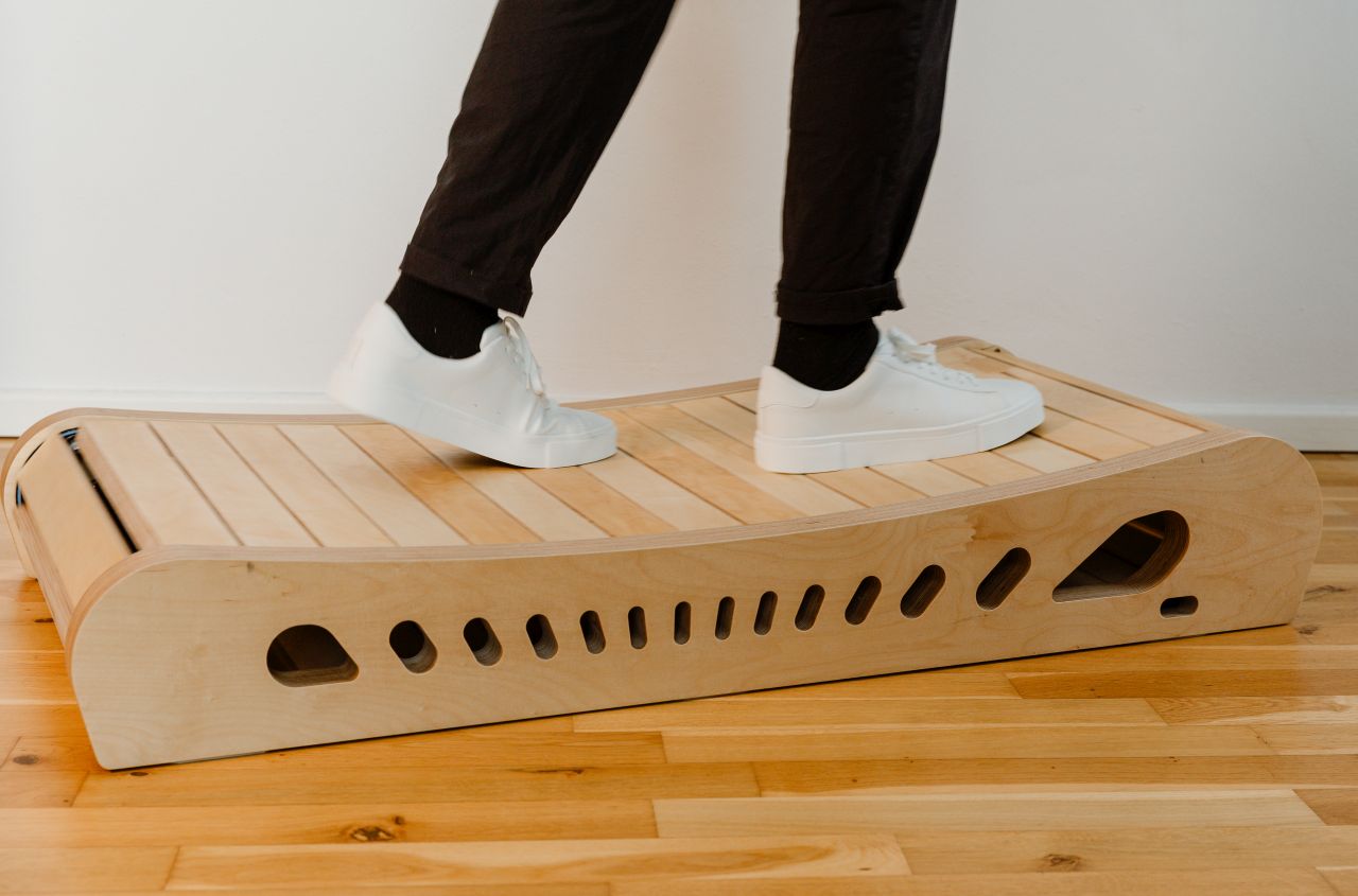 Office Walker wooden manual treadmill-1