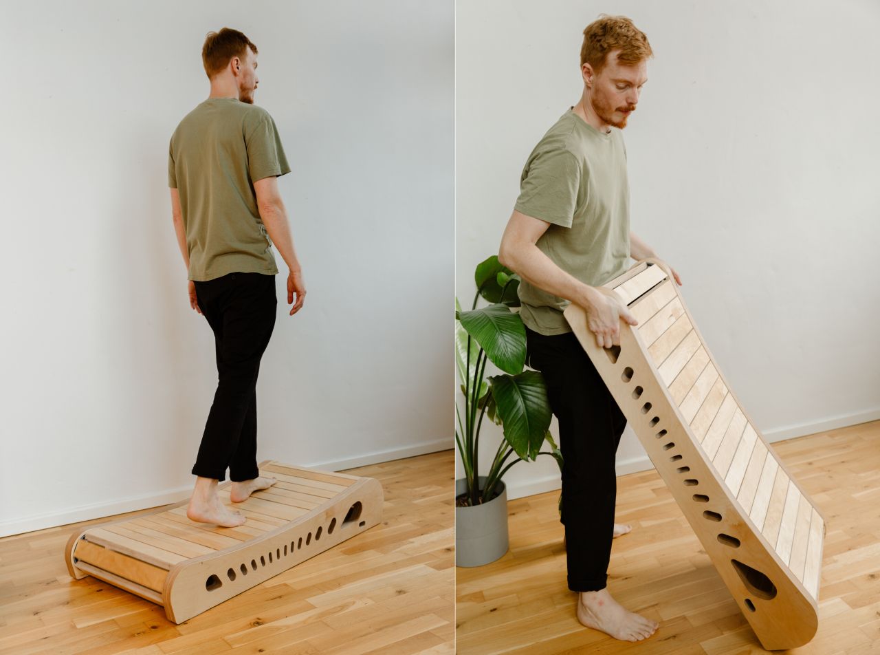 Office Walker wooden manual treadmill-1