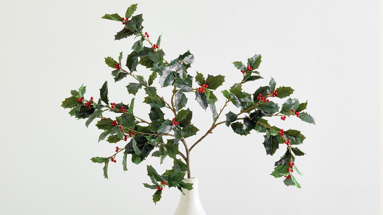 Pottery Barn Christmas Collection 2025 - Faux Holly Branch