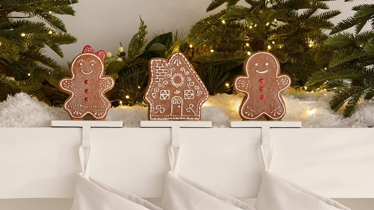 Pottery Barn Christmas Collection 2025 - Gingerbread Stocking Holder