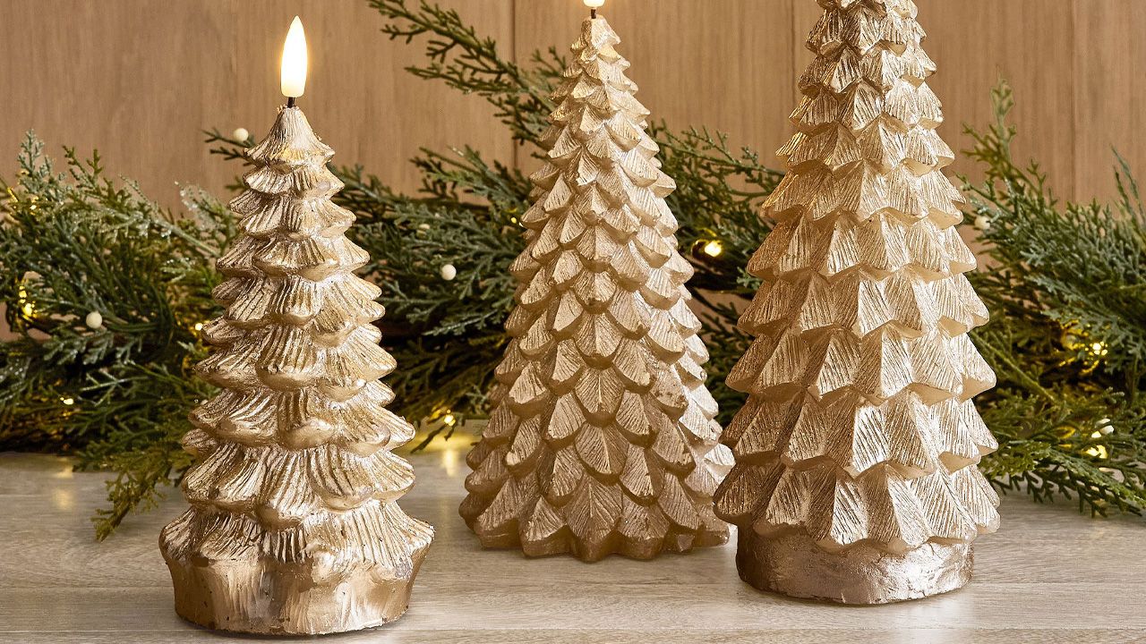 Pottery Barn Christmas Collection 2025 - Standard Flameless Tree Candle