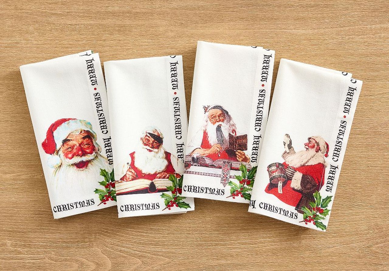 Pottery Barn X Norman Rockwell Collection - Norman Rockwell Napkins