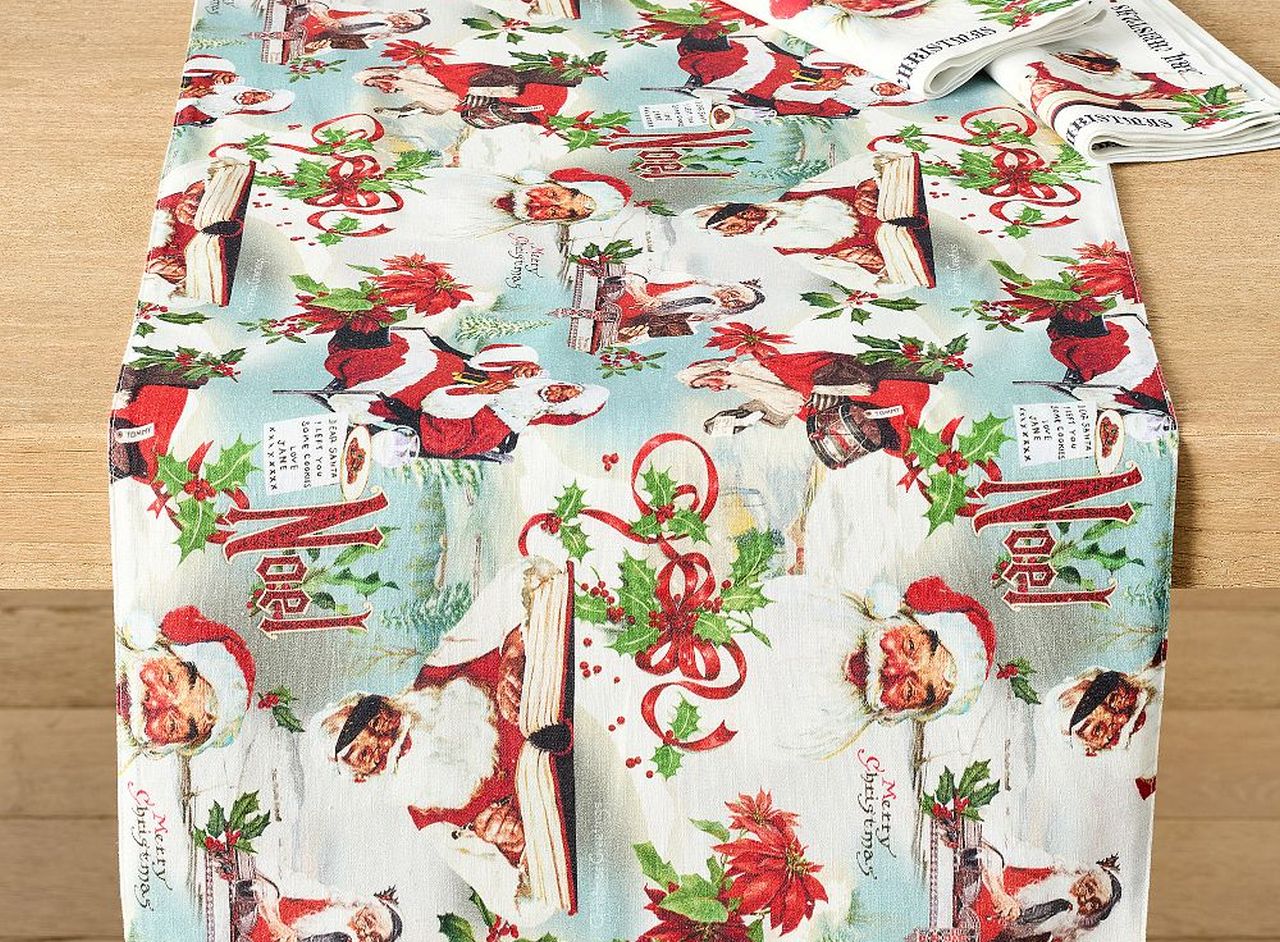 Pottery Barn X Norman Rockwell Collection - Norman Rockwell Table Runner