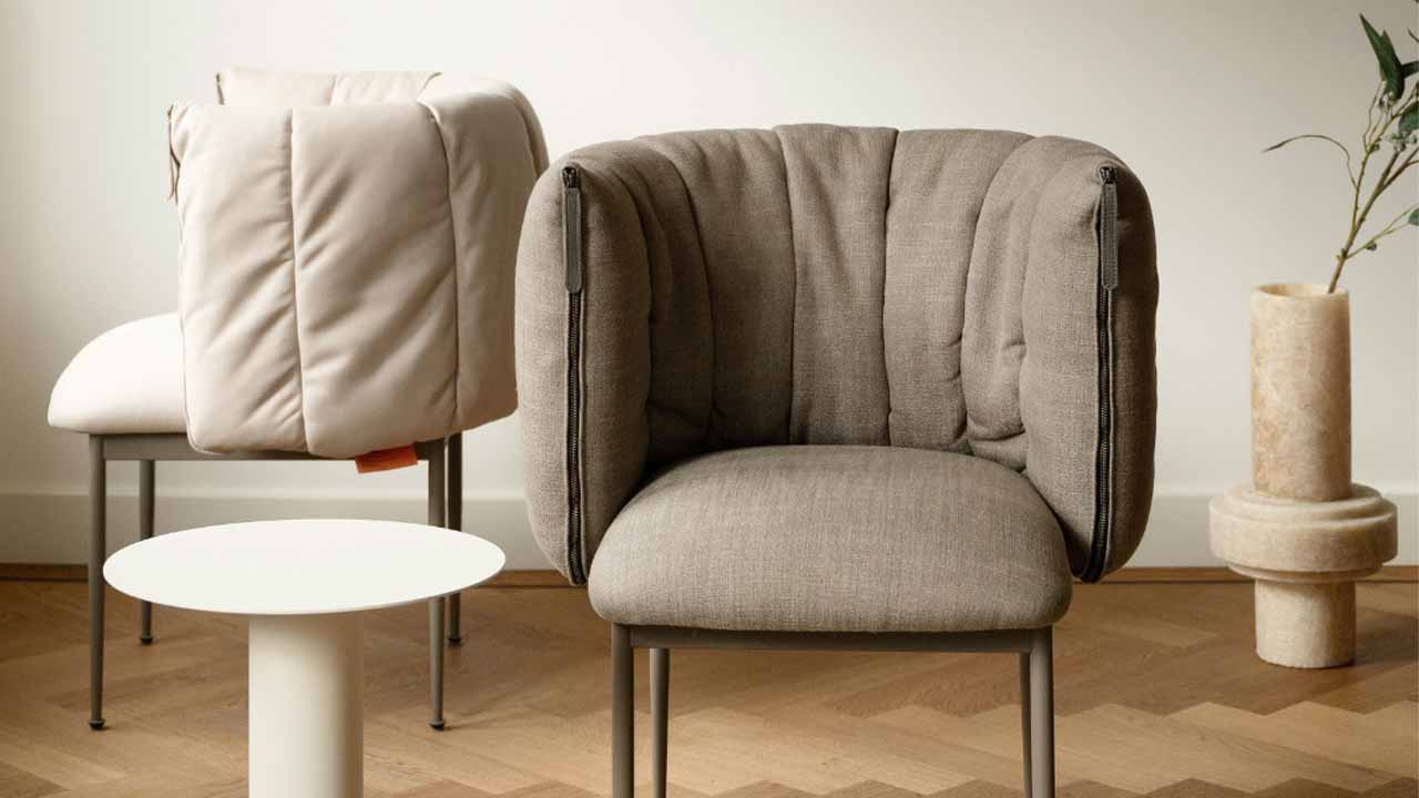 Puffer furniture collection by Jess Design dining bench