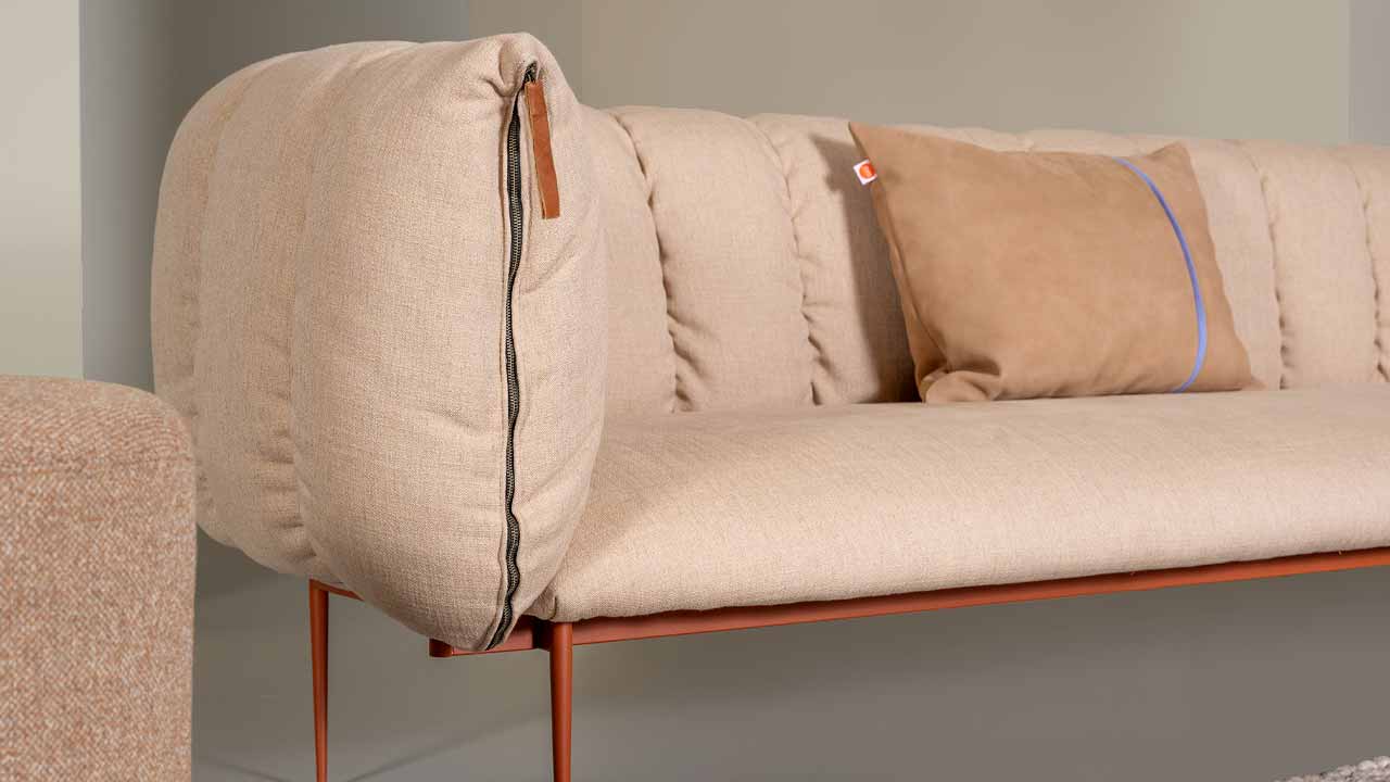 Puffer furniture collection by Jess Design sofa closeup