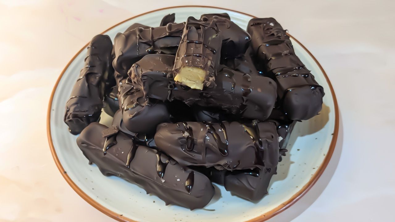 Pumpkin Chocolate Truffle Bars - 3