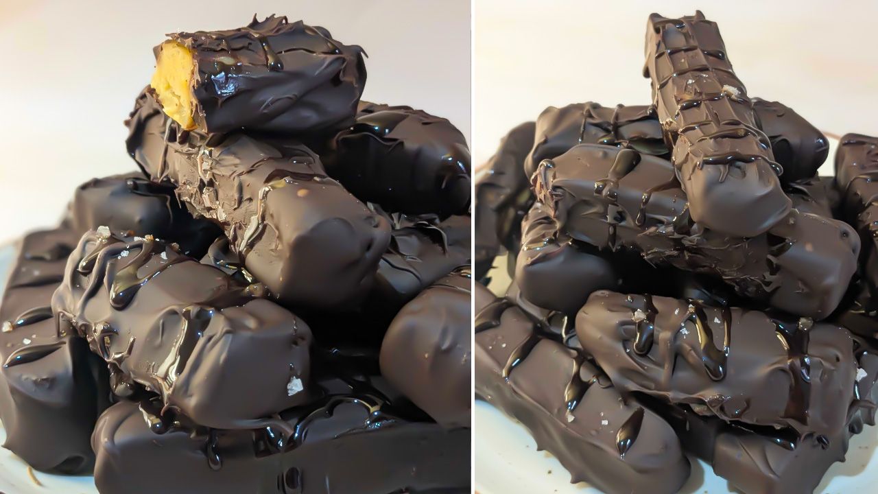 Pumpkin Chocolate Truffle Bars - 5