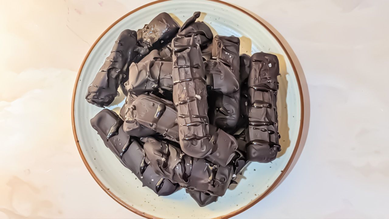 Pumpkin Chocolate Truffle Bars - 6