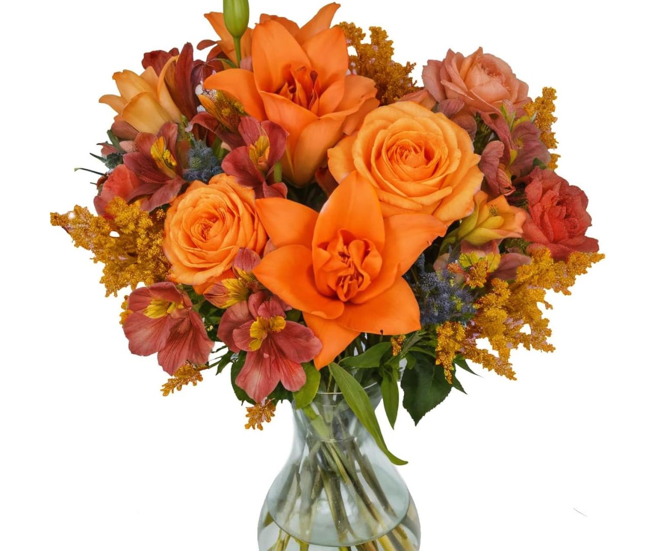 Pumpkin Spice Fresh Orange Flowers Bouquet