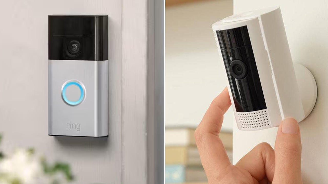 Ring Starter Set with Battery Doorbell and Indoor Cam