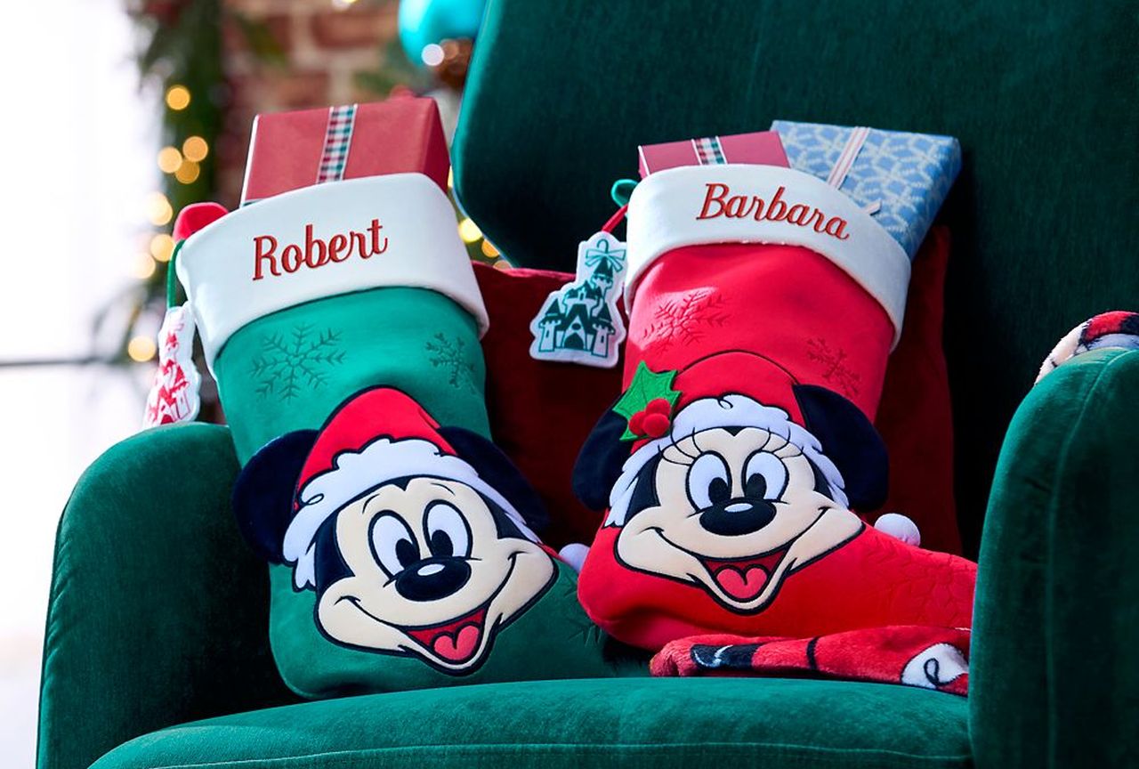 Santa Mickey Mouse Holiday Stocking
