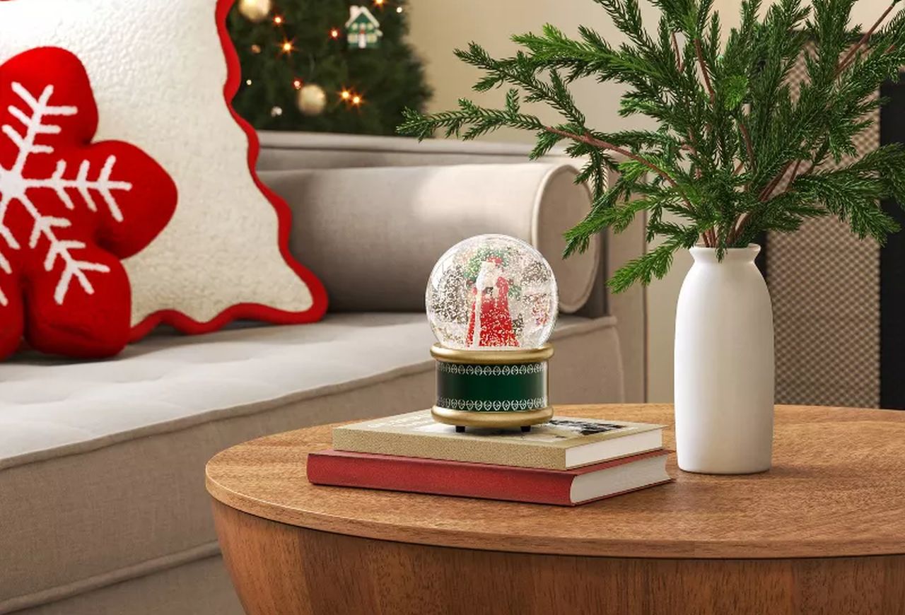 Santa Snow Globe Christmas