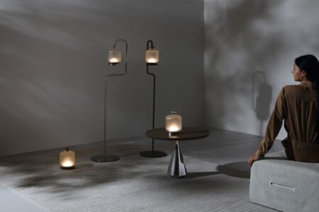 Scilla Portable Lamp Embodies Italian Design With Its Hand-Engraved, Blown Glass Form Scilla portable lamps featured image