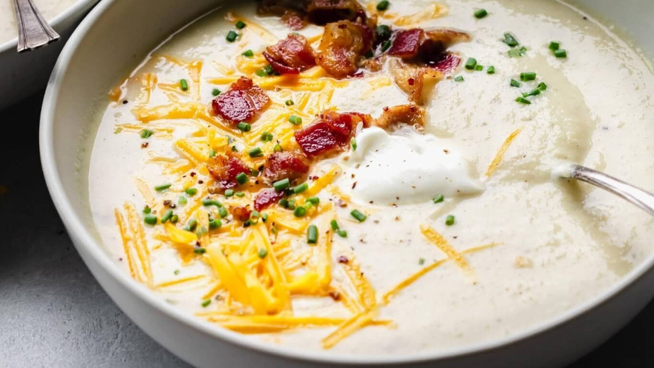 The richness of the soup looks irresistible