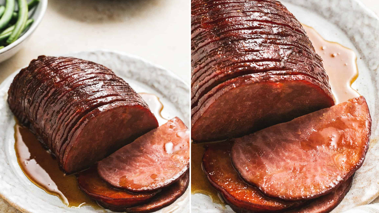 Slow Cooker Glazed Ham