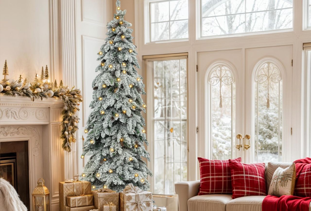 Spruce Christmas Tree with Pine Cone