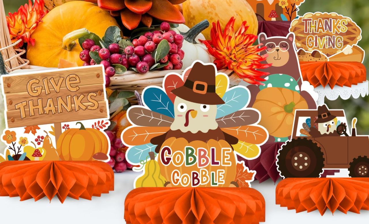 Thanksgiving Party Decorations Set