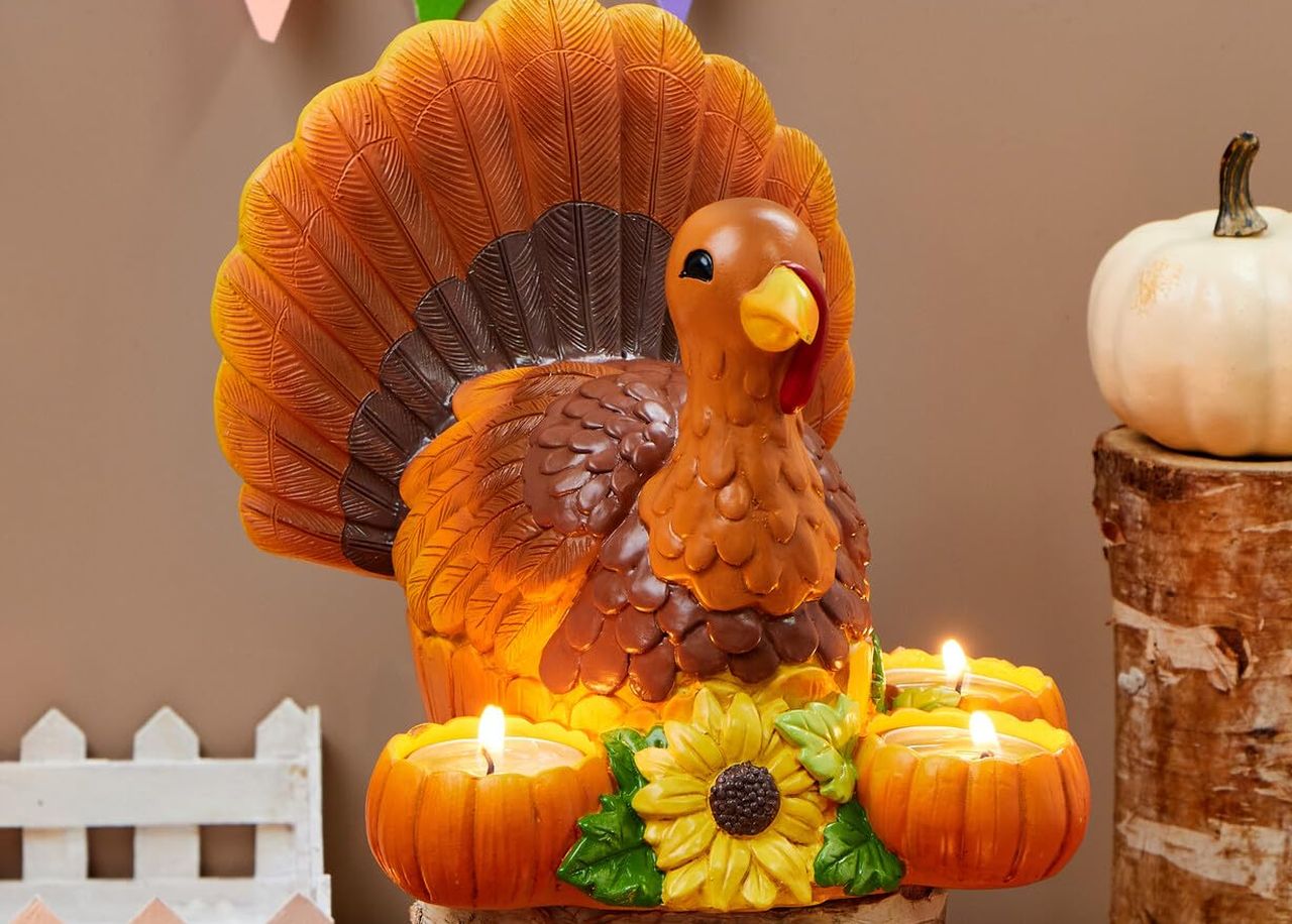 Thanksgiving Turkey Candle Holders