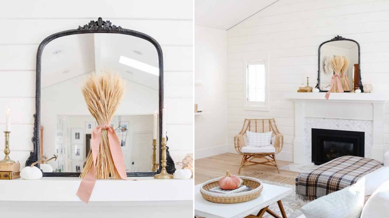 Thanksgiving fireplace décor 6