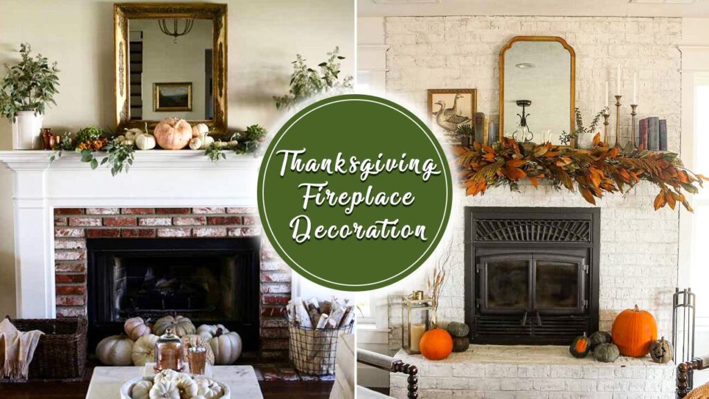 10 Thanksgiving Fireplace Décor Ideas to Warm up the Place Thanksgiving Fireplace Décor ideas