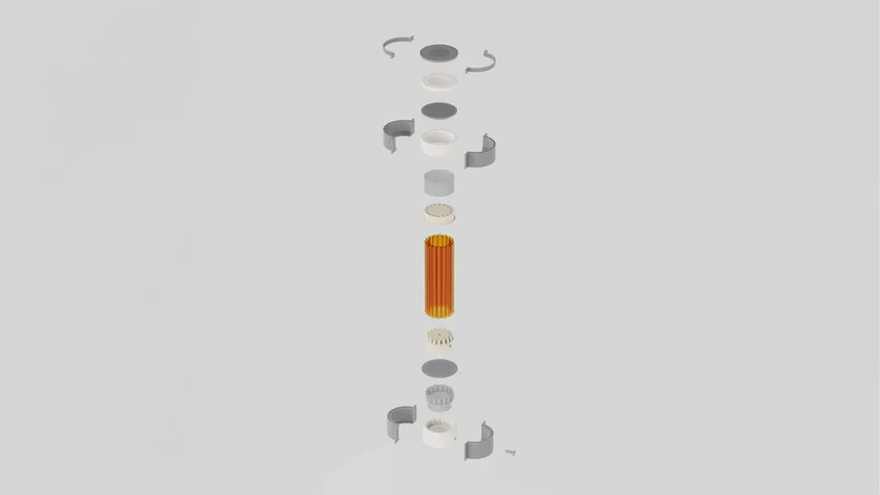The Exploded diagram of Geolectric Lantern.