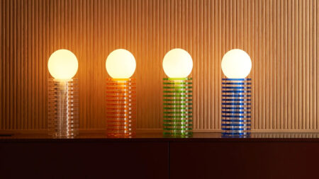 The Lampake table lamp evokes playfulness and childhood nostalgia