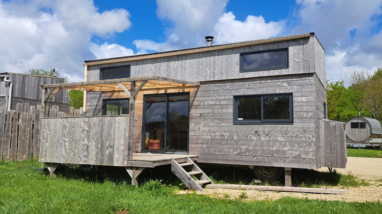 The Tiny XXL House Features two Mezzanine Bedrooms Ensuring Privacy for Both Parents and Children