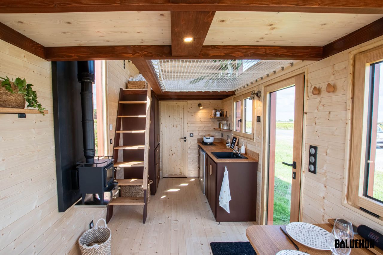 Tiny House in the Woods by Baluchon