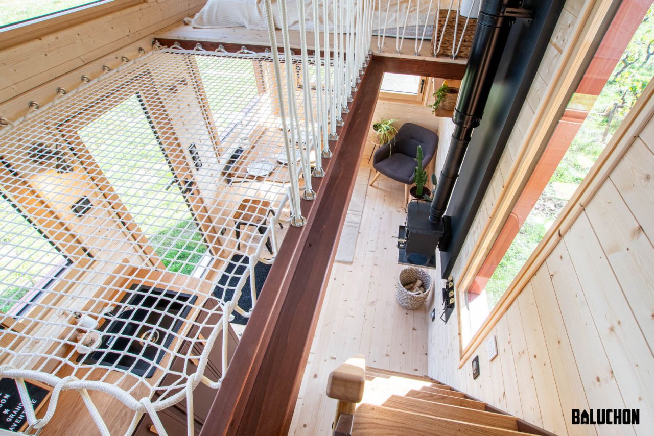 Tiny House in the Woods by Baluchon