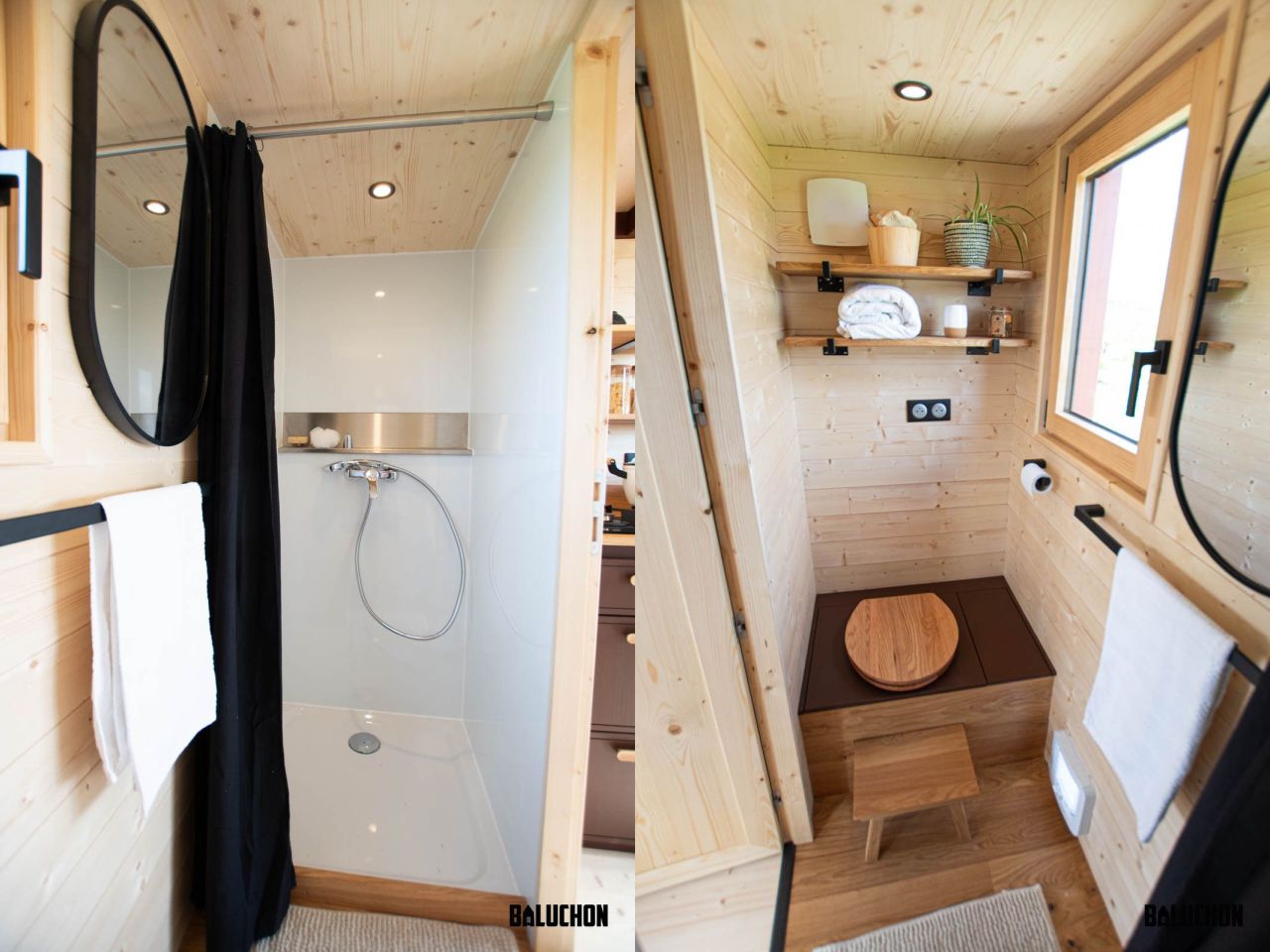 Tiny House in the Woods by Baluchon