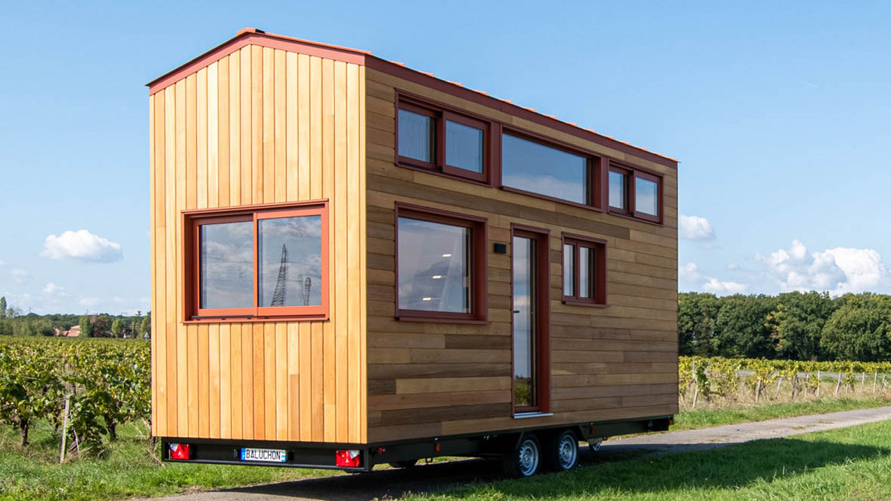 Tiny House in the Woods by Baluchon