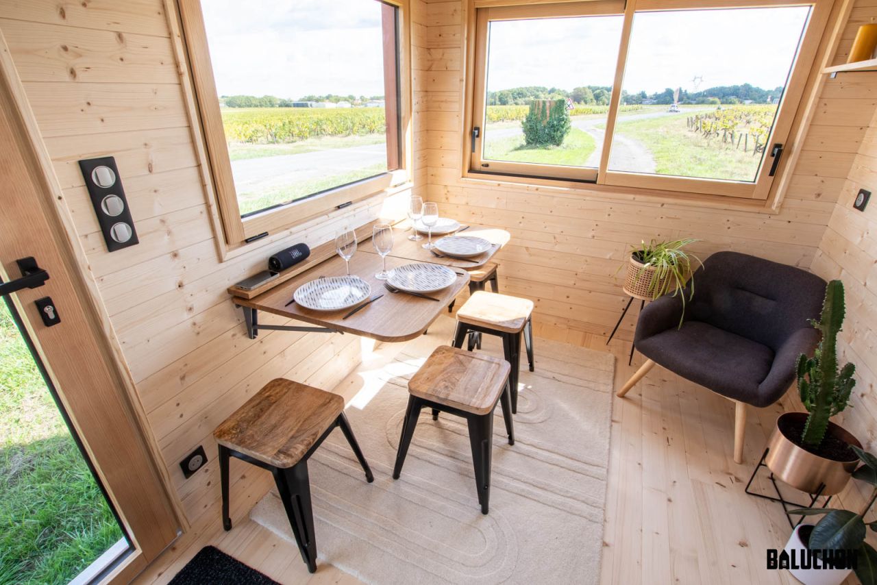 Tiny House in the Woods by Baluchon